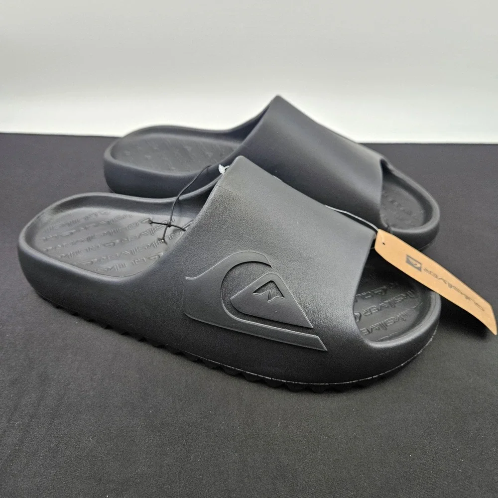 Quiksilver Cloudbreak Mens Black Slide Sandals EVA Foam Slip On CQ10007M-BKM 13